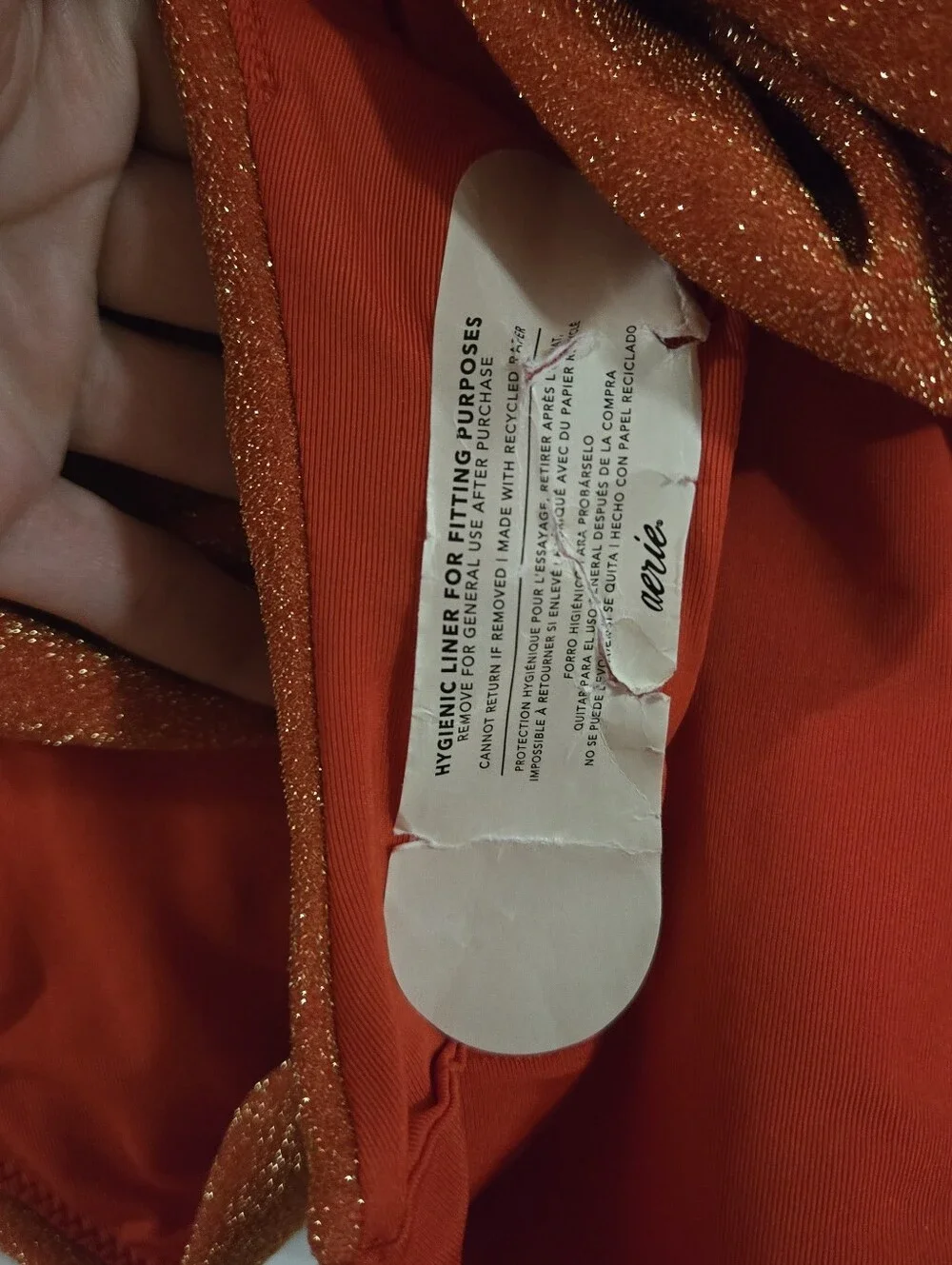 aerie Shimmery One-Piece Swimsuit Or Bodysuit